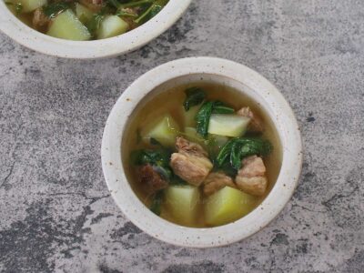Ginger beef and vegetable soup