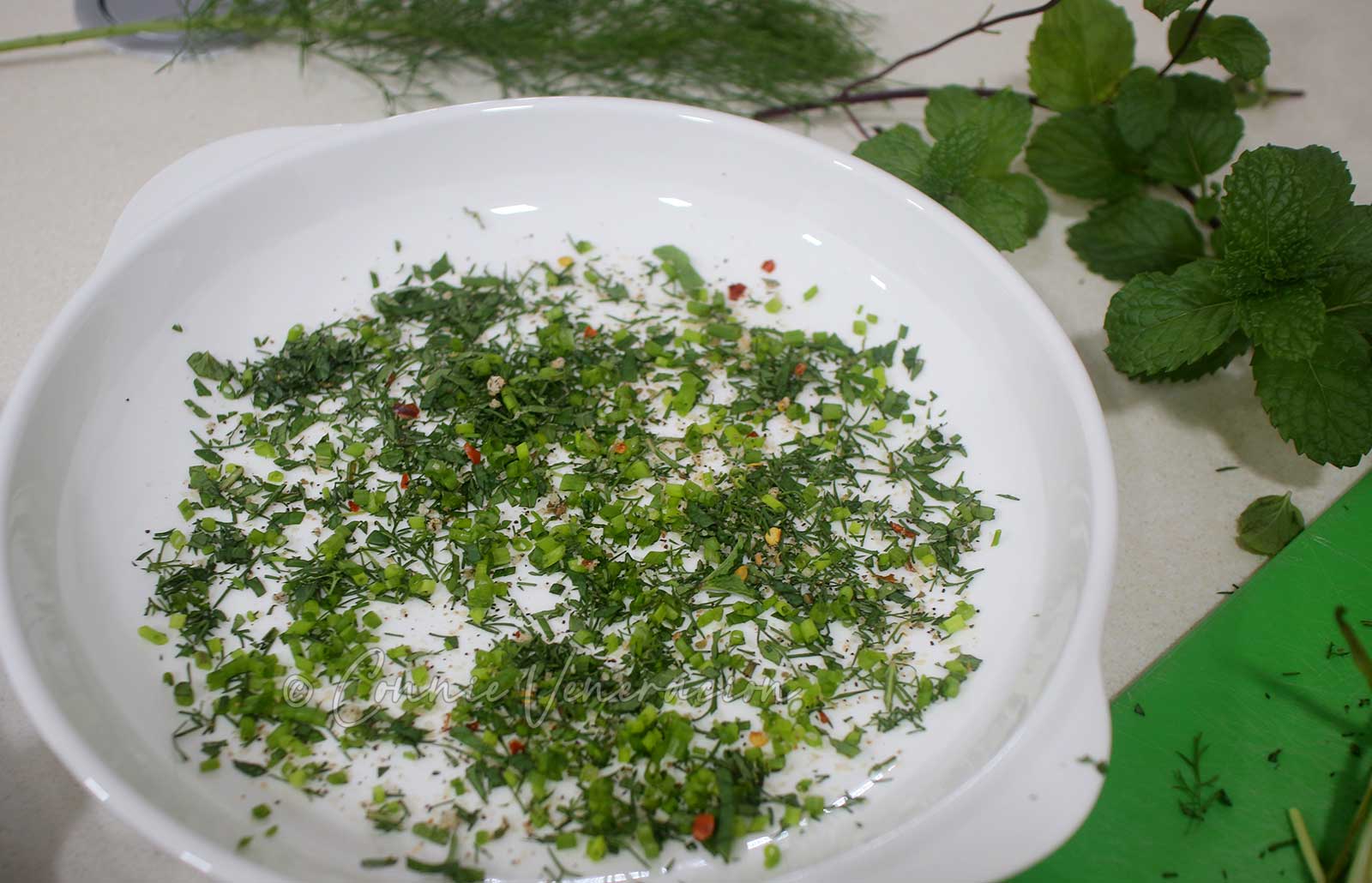 Chopped fresh herbs