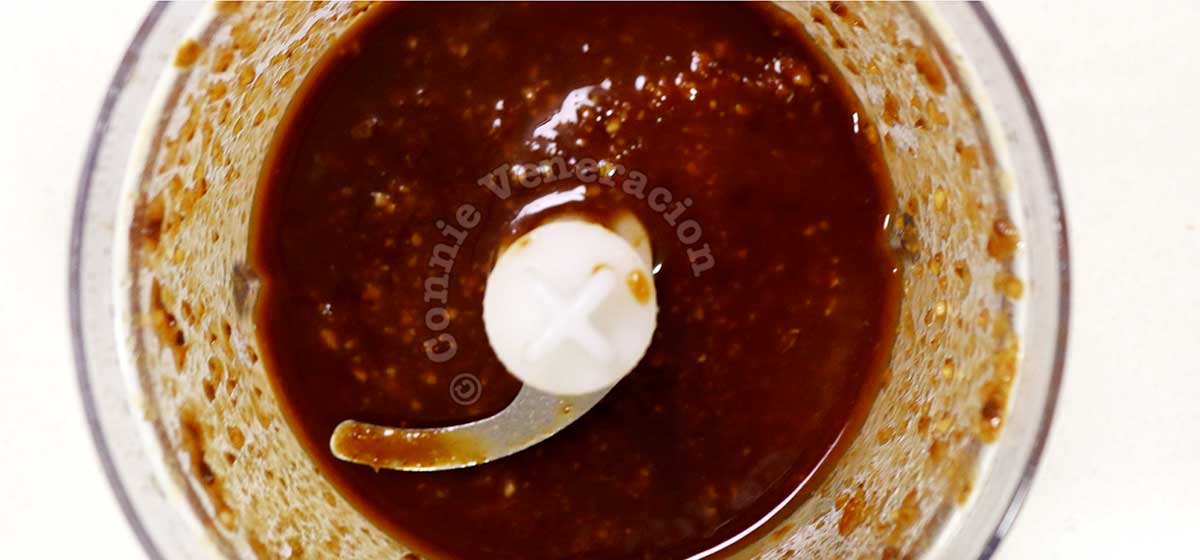 Spicy marinade for Korean grilled beef skewers