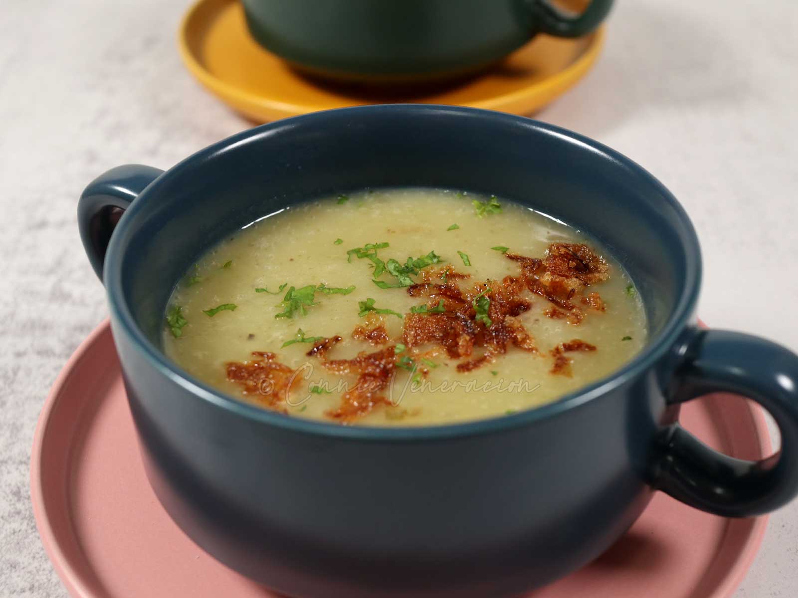 Leek and potato soup