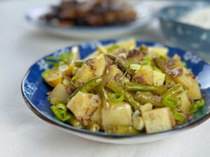 Potatoes and green beans salad