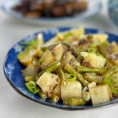 Potatoes and green beans salad