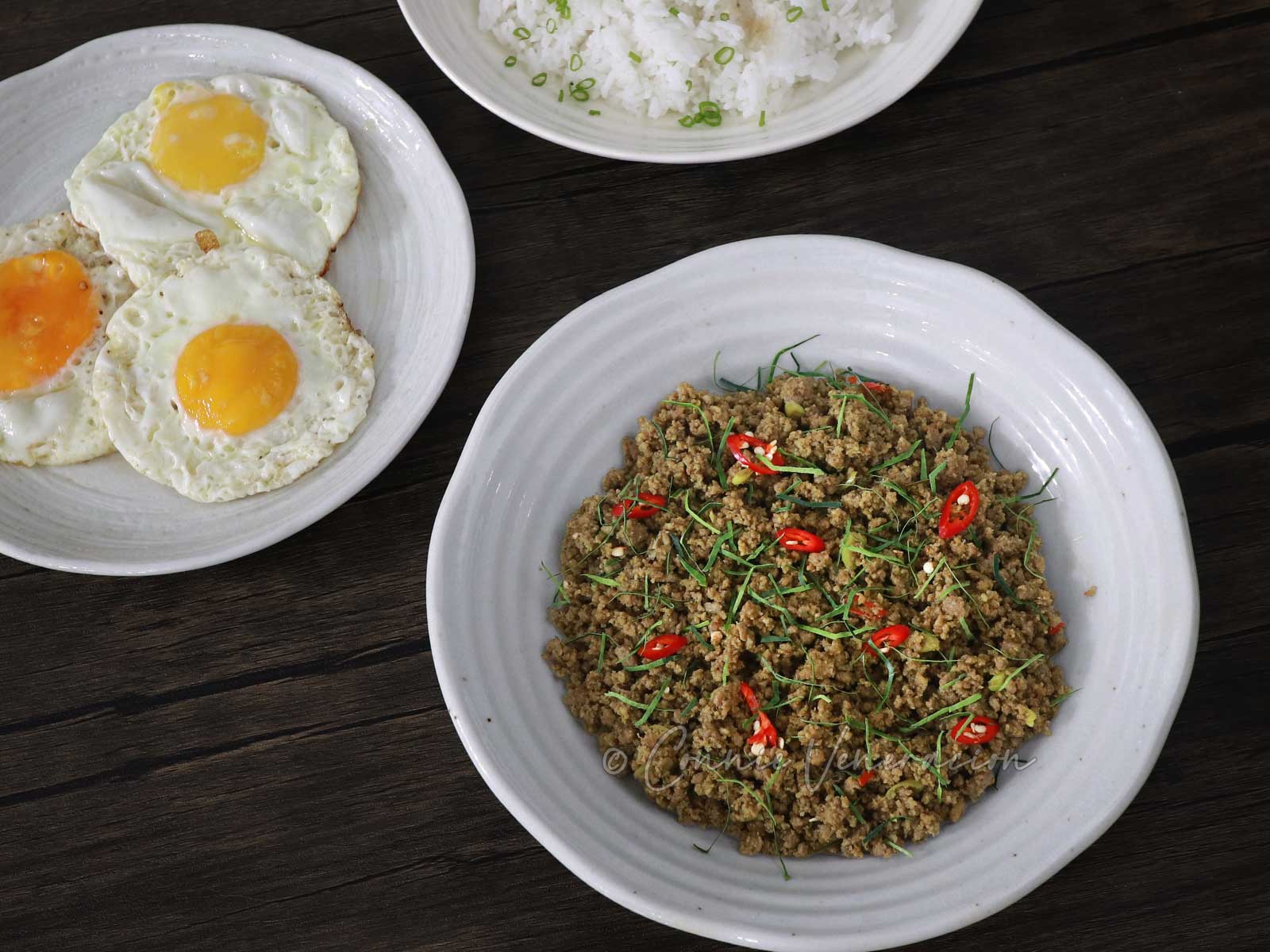 Thai-style dry beef curry