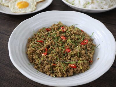 Thai-style dry beef curry