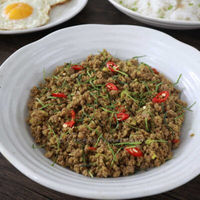 Thai-style dry beef curry