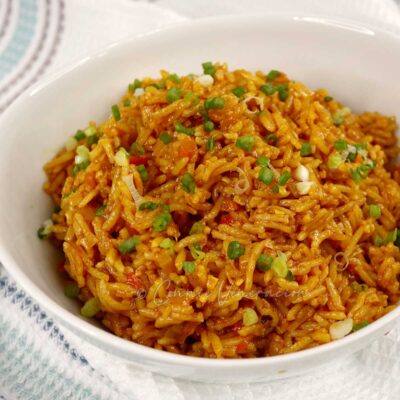 Mexican red rice (arroz rojo)