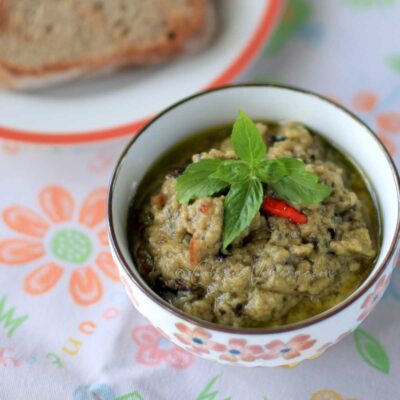 Roasted eggplant dip