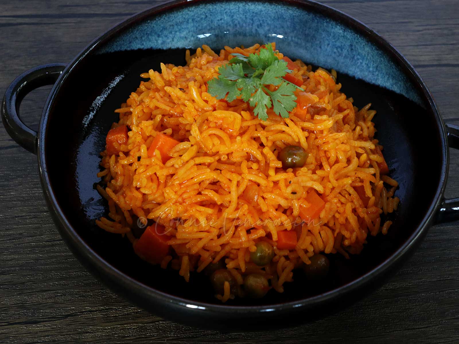 Arroz amarillo (yellow rice) con achiote