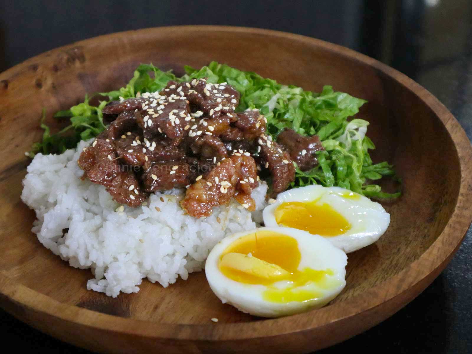 Beef shigureni