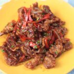 Beijing beef a la Panda Express