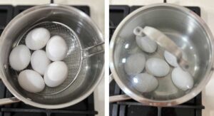 Boiling eggs