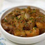 Beef tendon with soy chili sauce