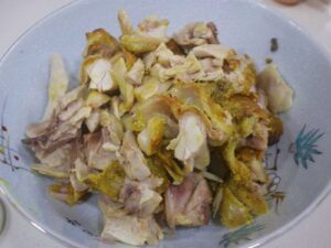 Deboned roasted chicken