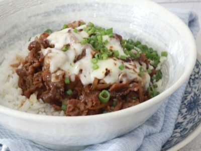 Cheesy gyudon