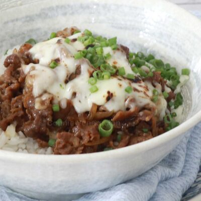 Cheesy gyudon