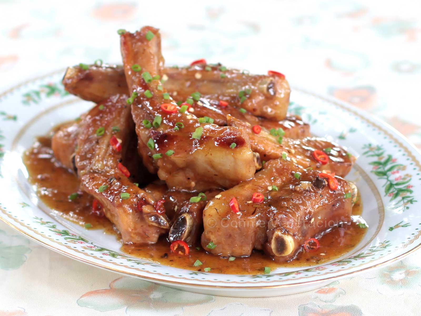 Honey mustard baby back ribs