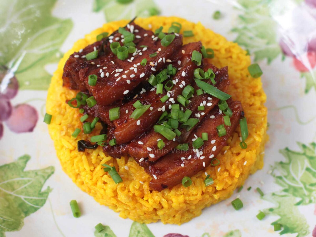 Samgyeopsal -inspired pan-grilled pork belly