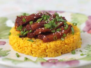 Samgyeopsal -inspired pan-grilled pork belly