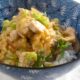 Japanese chicken and egg rice bowl (oyakodon)
