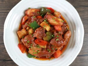 Pork belly estofado