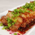 Chinese red-braised pork belly (hong shao rou)