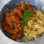 Salmon trimmings with soy honey ginger sauce