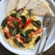 Scrambled eggs a la Margherita