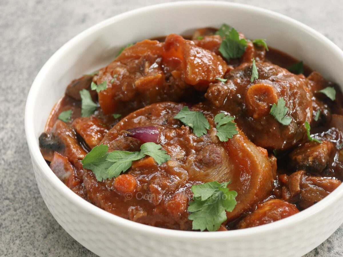 Spanish oxtail stew