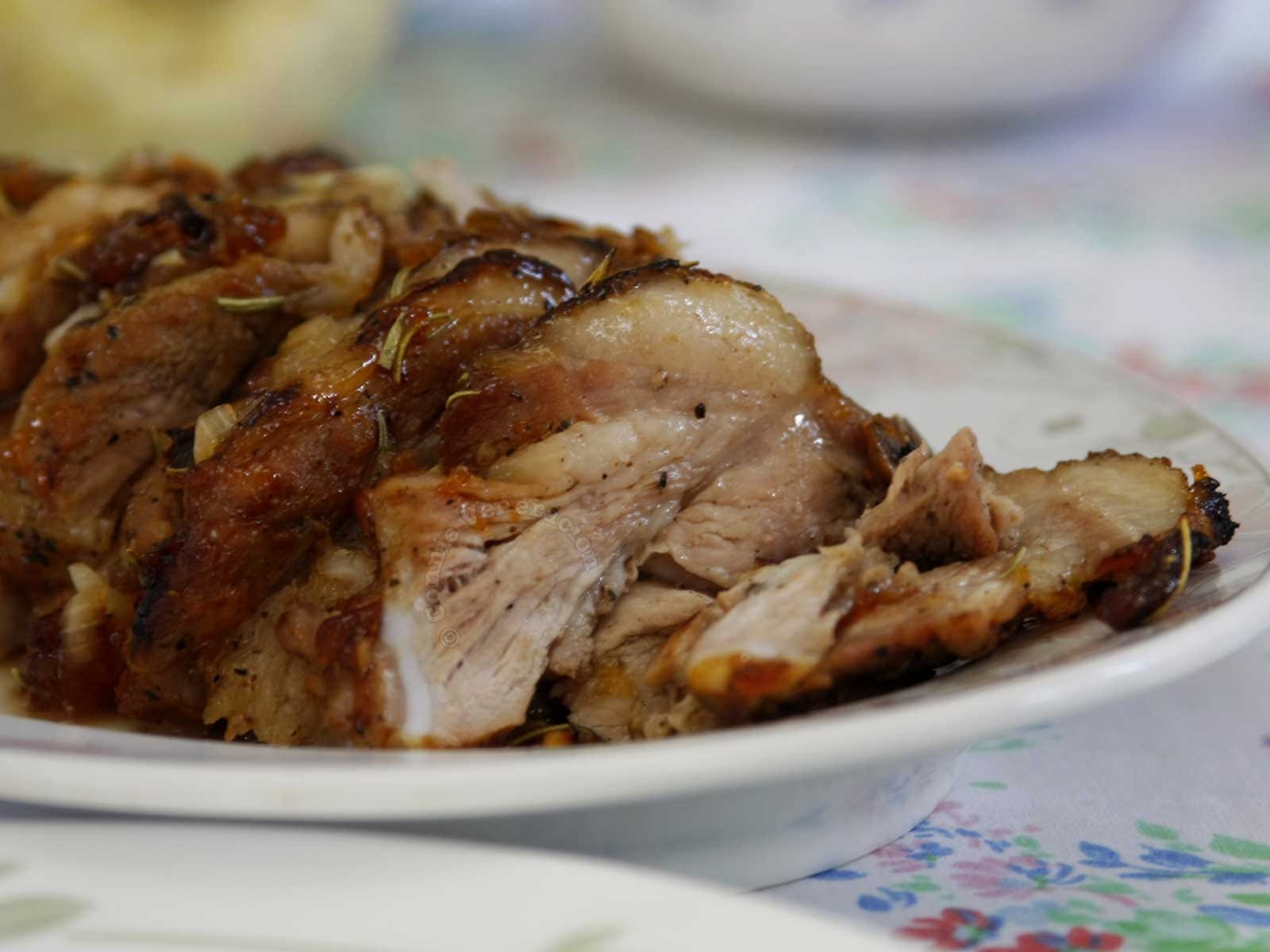 Tequila pork loin