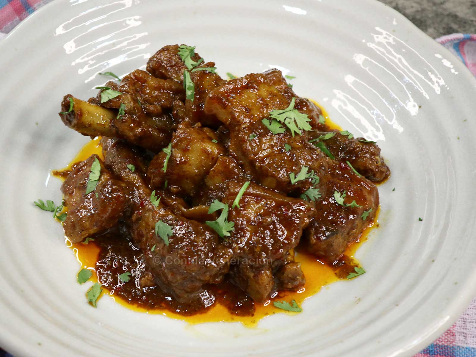 Mexican-style pork adobada