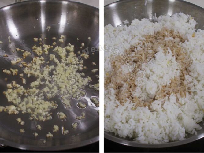 Garlic fried rice