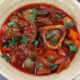 Beef shank and bone marrow stew