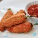 Katsu-style cheese-stuffed pimientos