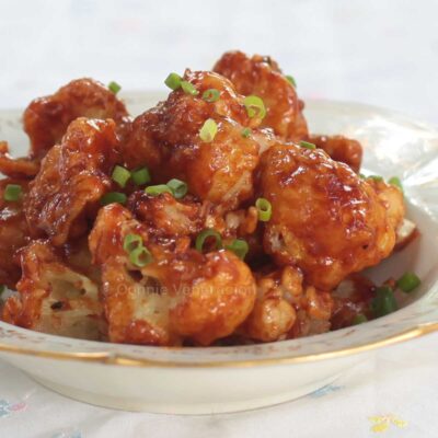Chili honey cauliflower