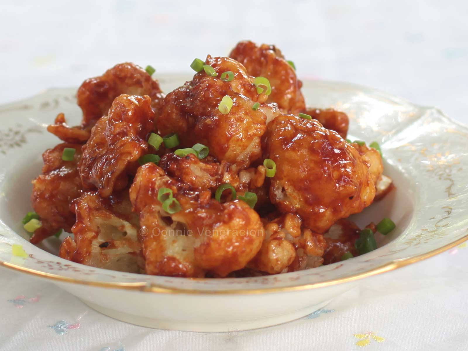 Chili honey cauliflower