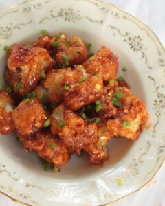 Chili honey cauliflower