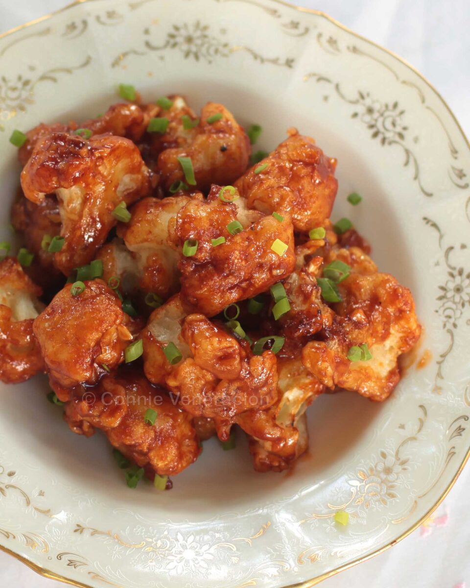 Chili honey cauliflower