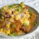 Cantonese-style fried fish fillets with corn sauce