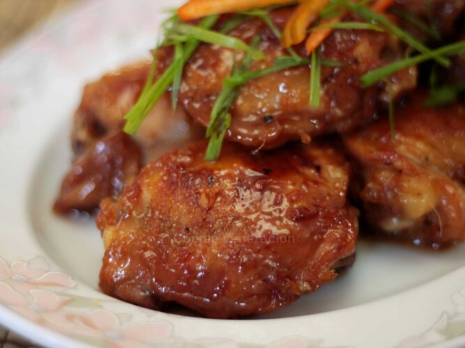 Honey ginger lime chicken