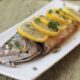 Mackerel with lemon butter sauce