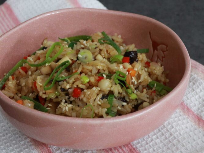 Mushroom fried rice