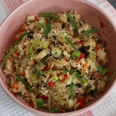 Mushroom fried rice