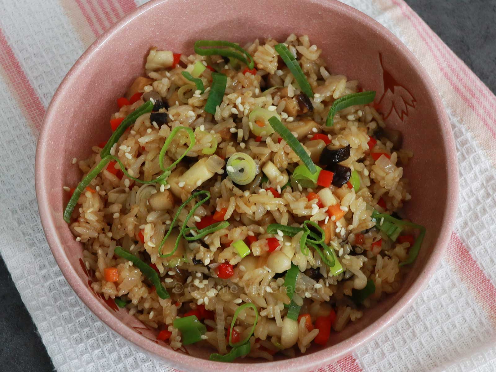 Mushroom fried rice
