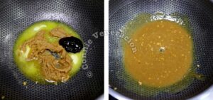 Making peanut sauce (a.k.a. satay dipping sauce)