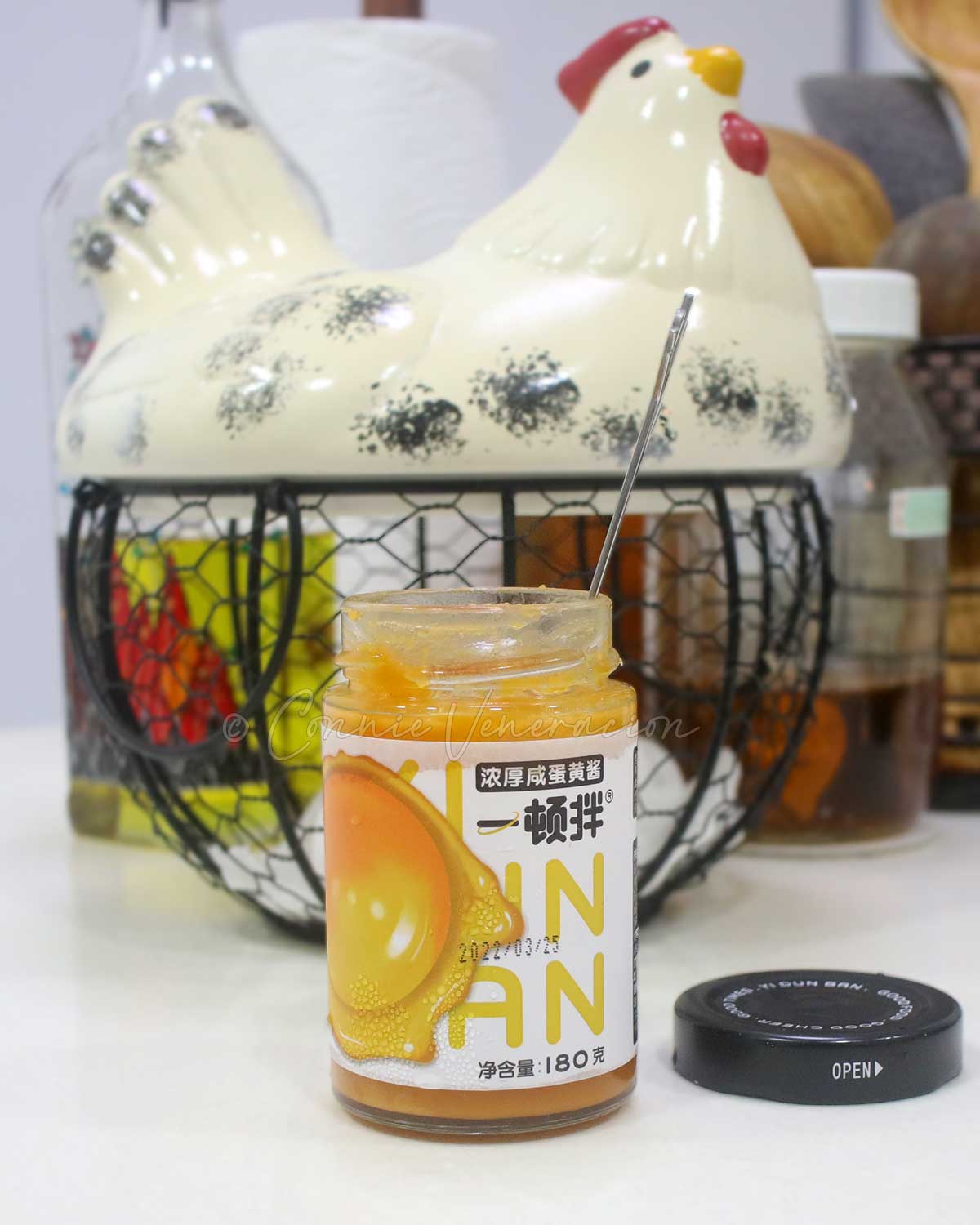 Salted duck egg yolk paste