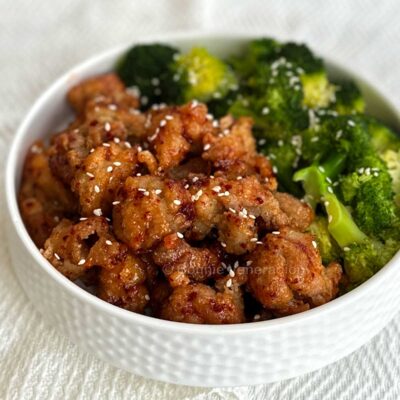 Spicy sweet sour chicken karaage