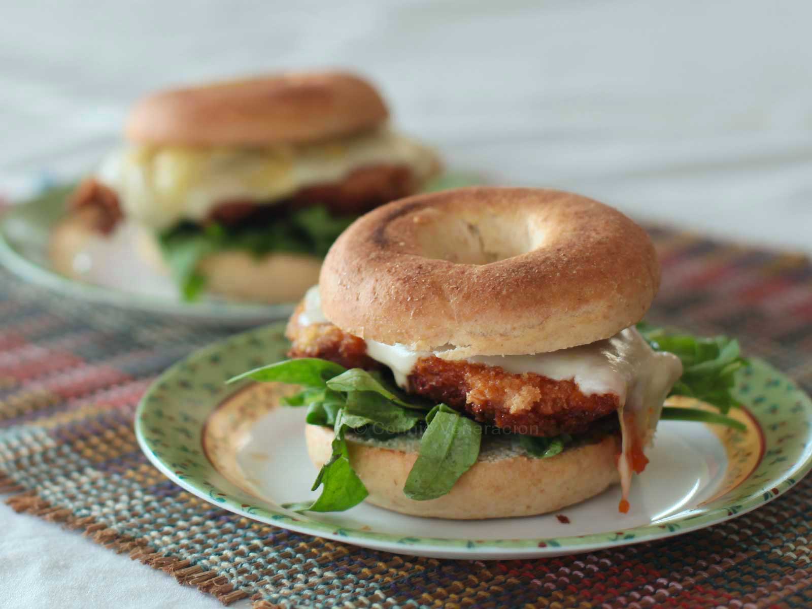 Fried chicken (katsu) sandwich
