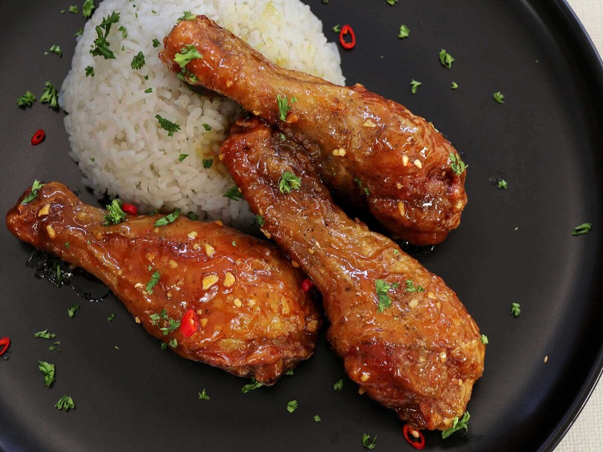 Chili honey mustard fried chicken