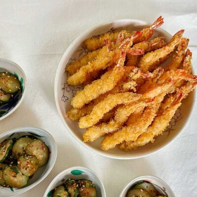Japanese shrimp fry (ebi furai)