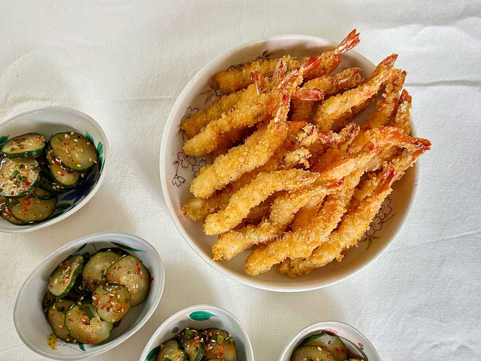 Japanese shrimp fry (ebi furai)